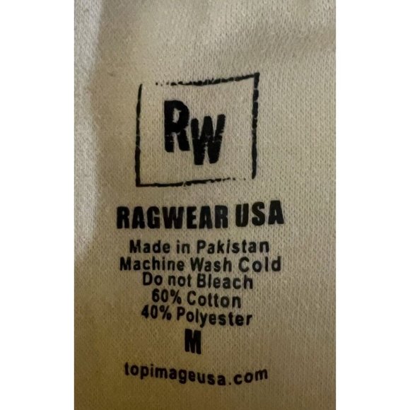 Ragwear Crew Neck Sweatshirt Size Medium ~ Yellow ~ Jackson Hole Wyoming - Picture 4 of 4